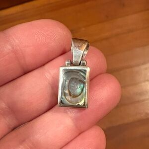 925 Silver Abalone Pendant